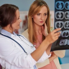 CT scan with contrast (One region)