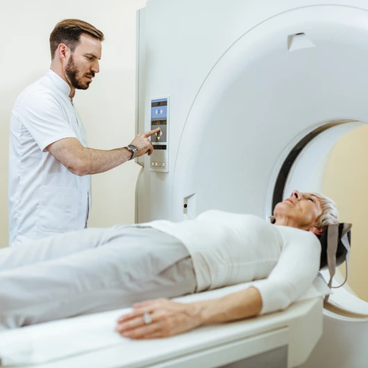 MRI scan with contrast (one anatomical region)