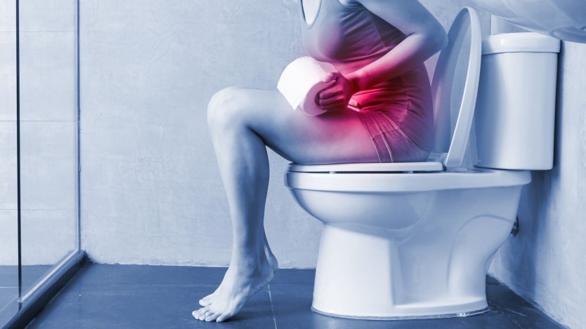 Image of a woman suffering from stress urinary incontinence 
