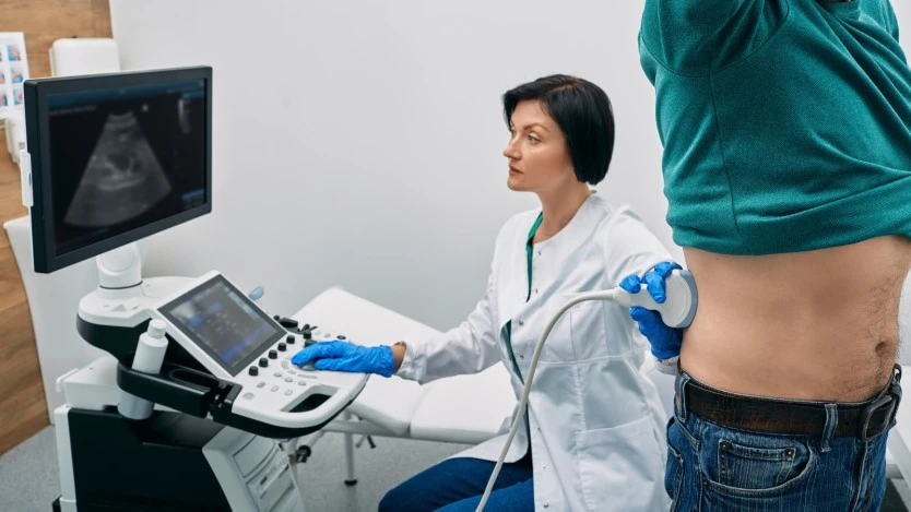 Ultrasound and private consultation