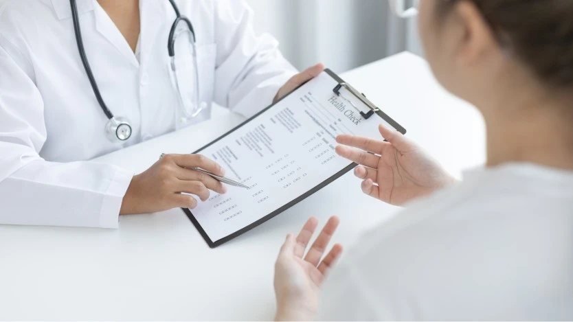 Consultation with a general surgeon