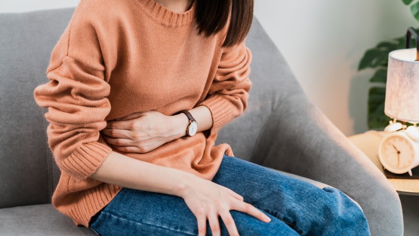 Why does an epigastric hernia occur?