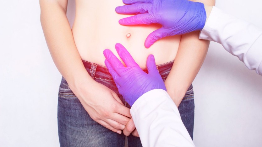 Diagnosis of an umbilical hernia