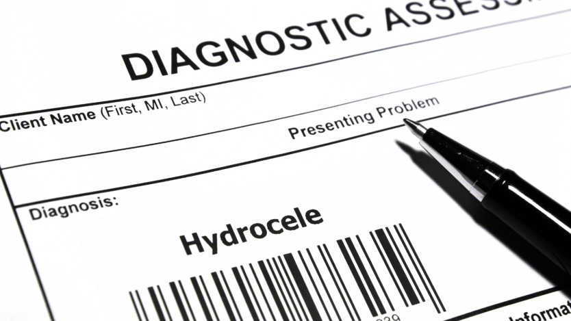 Treatment options for repairing a testicular hydrocele
