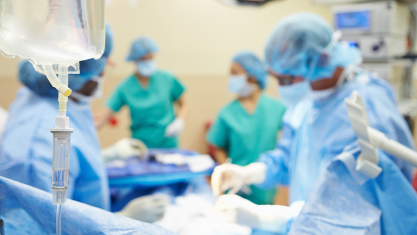 Sebaceous cysts removal in the operating room