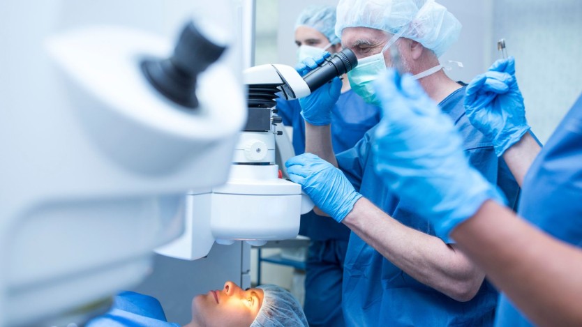 How is myopia surgery performed