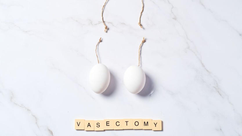 Letters spelling the word vasectomy